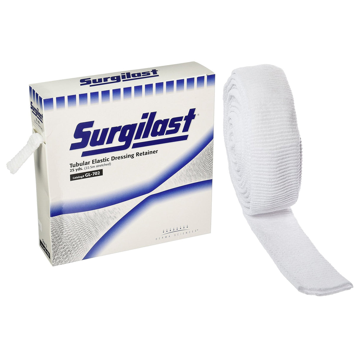 Elastic Net Retainer Dressing Surgilast® Tubular Elastic 25 Yard Size 2 White Small Leg / Arm / Hand / Foot NonSterile - BeHope