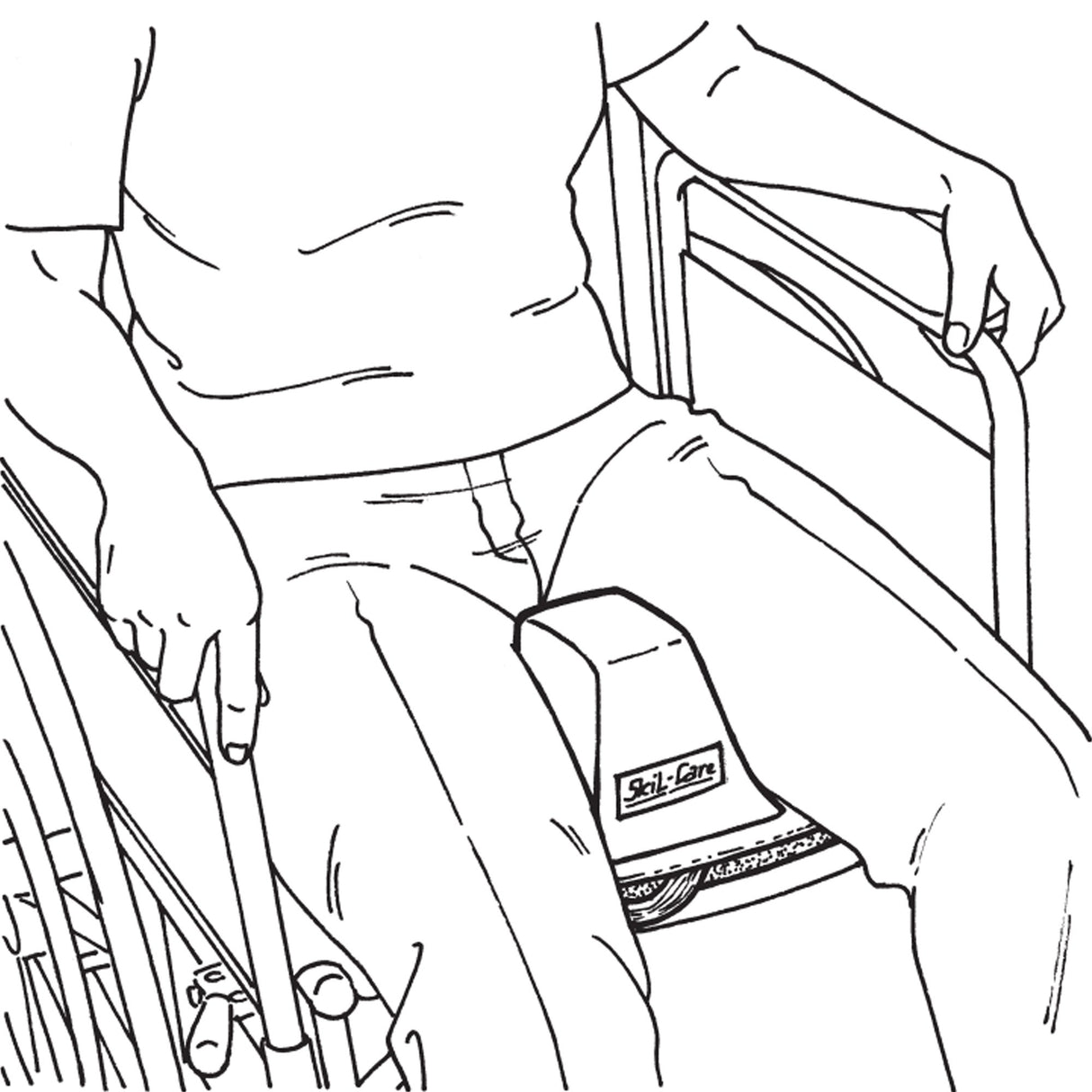 Wheelchair Slider Pommel SkiL-Care For 16 to 18 Inch Wheelchair - BeHope