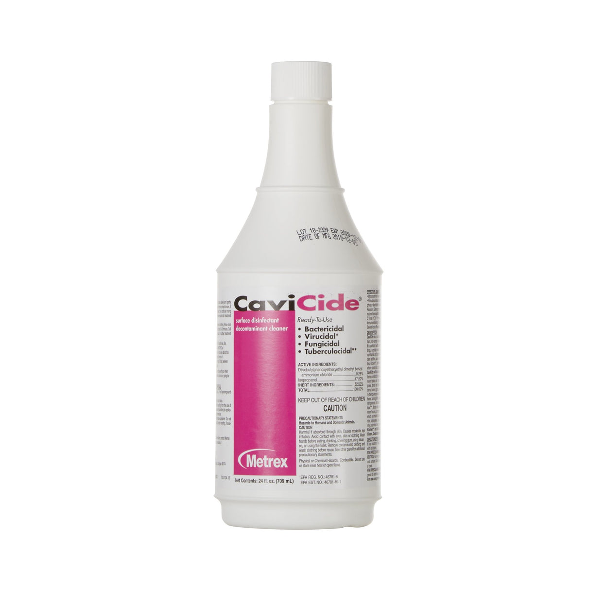Surface Disinfectant Cleaner CaviCide™ Alcohol Based Trigger Spray Liquid 24 oz. Bottle Alcohol Scent NonSterile - BeHope