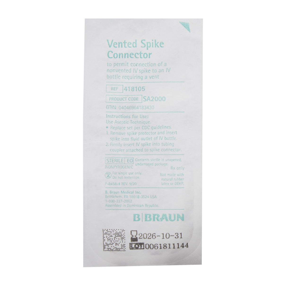 Durable Spike Adapter for IV Therapy Systems - BeHope