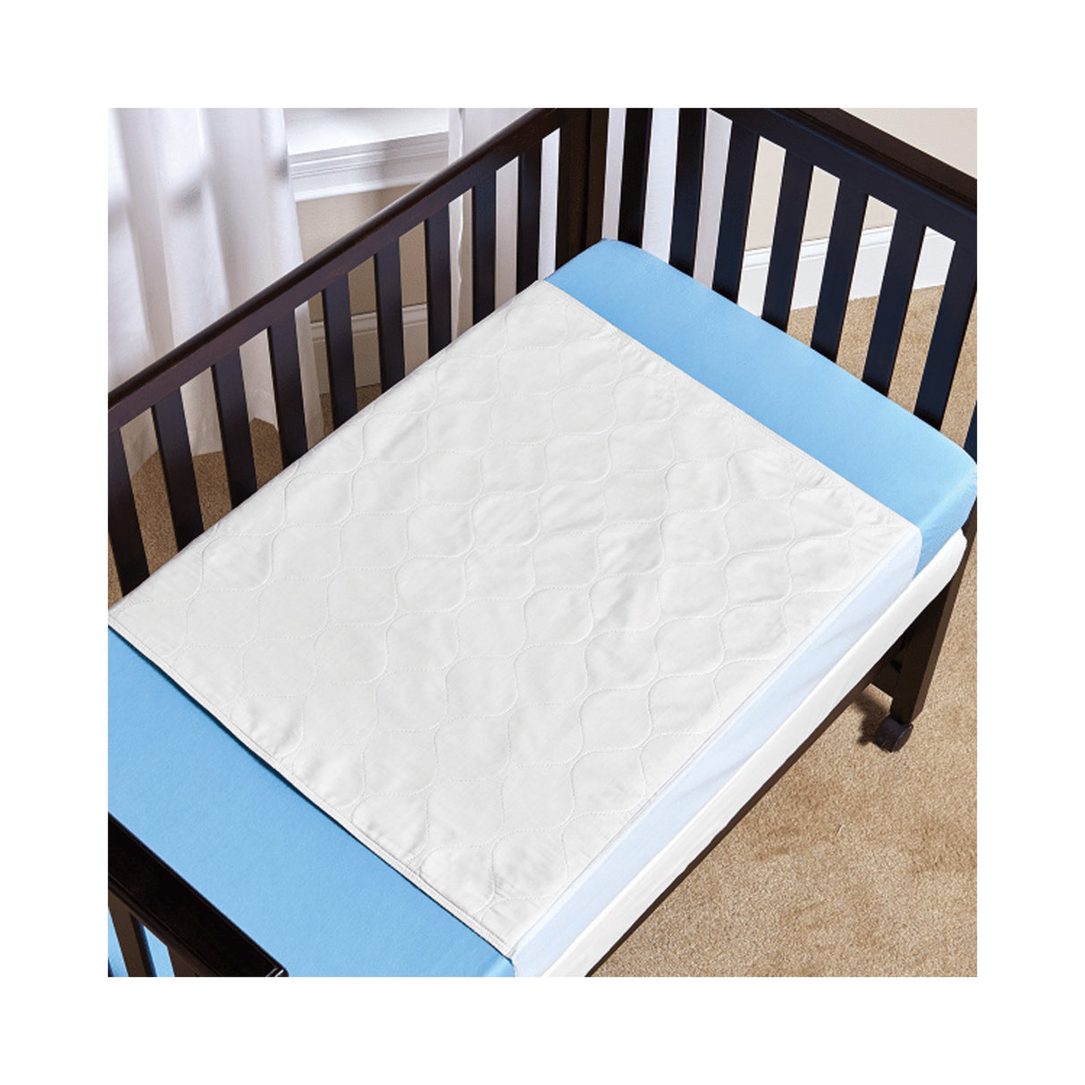 Reusable Underpad CareFor™ Economy 32 X 36 Inch Polyester / Rayon Heavy Absorbency - BeHope