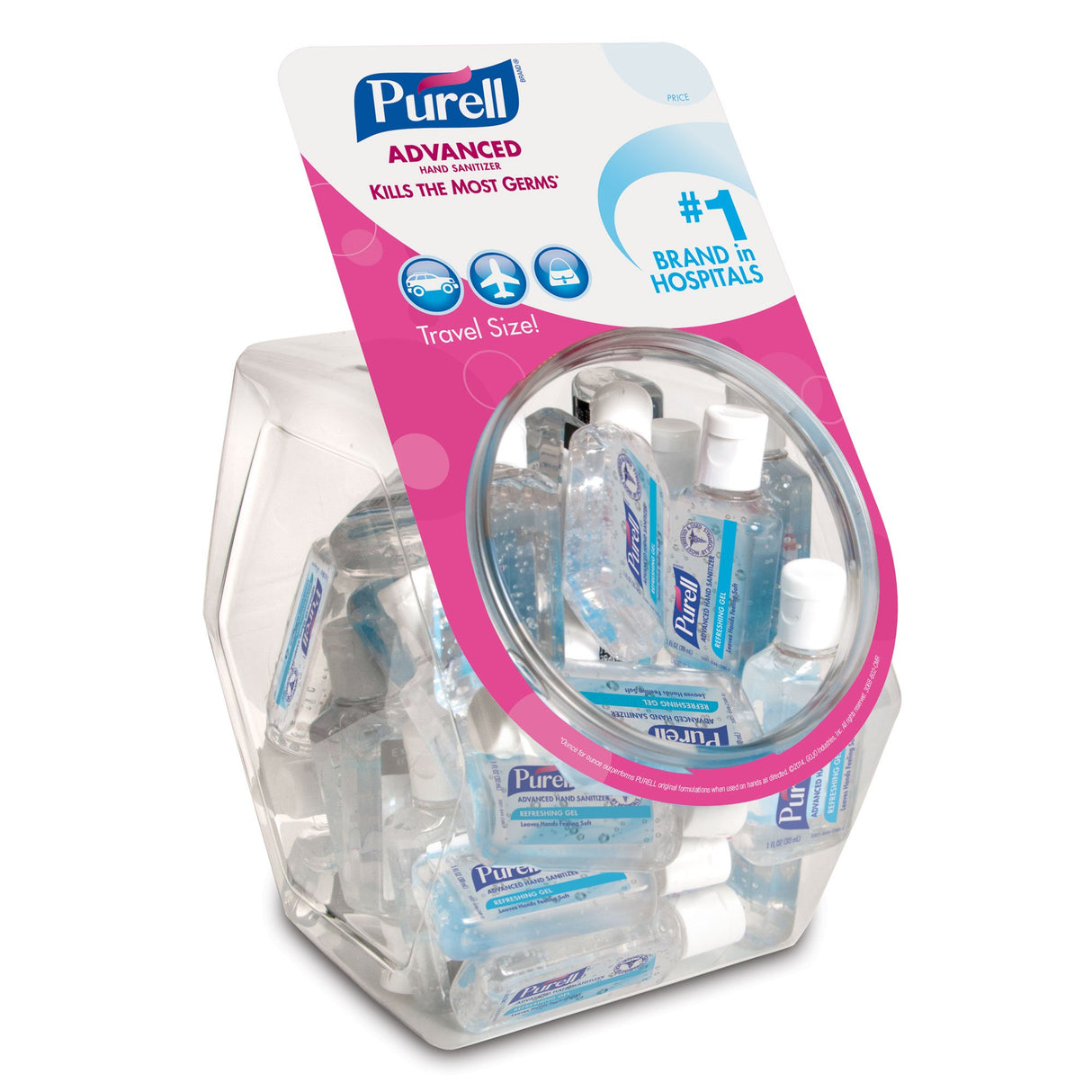 Hand Sanitizer Purell® Advanced 1 oz. Ethyl Alcohol Gel Bottle - BeHope