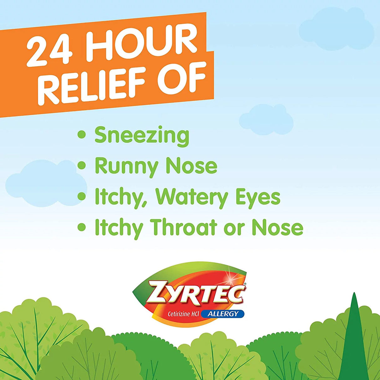 Allergy Relief Zyrtec® 10 mg Strength Liqui-Gel 40 per Bottle - BeHope