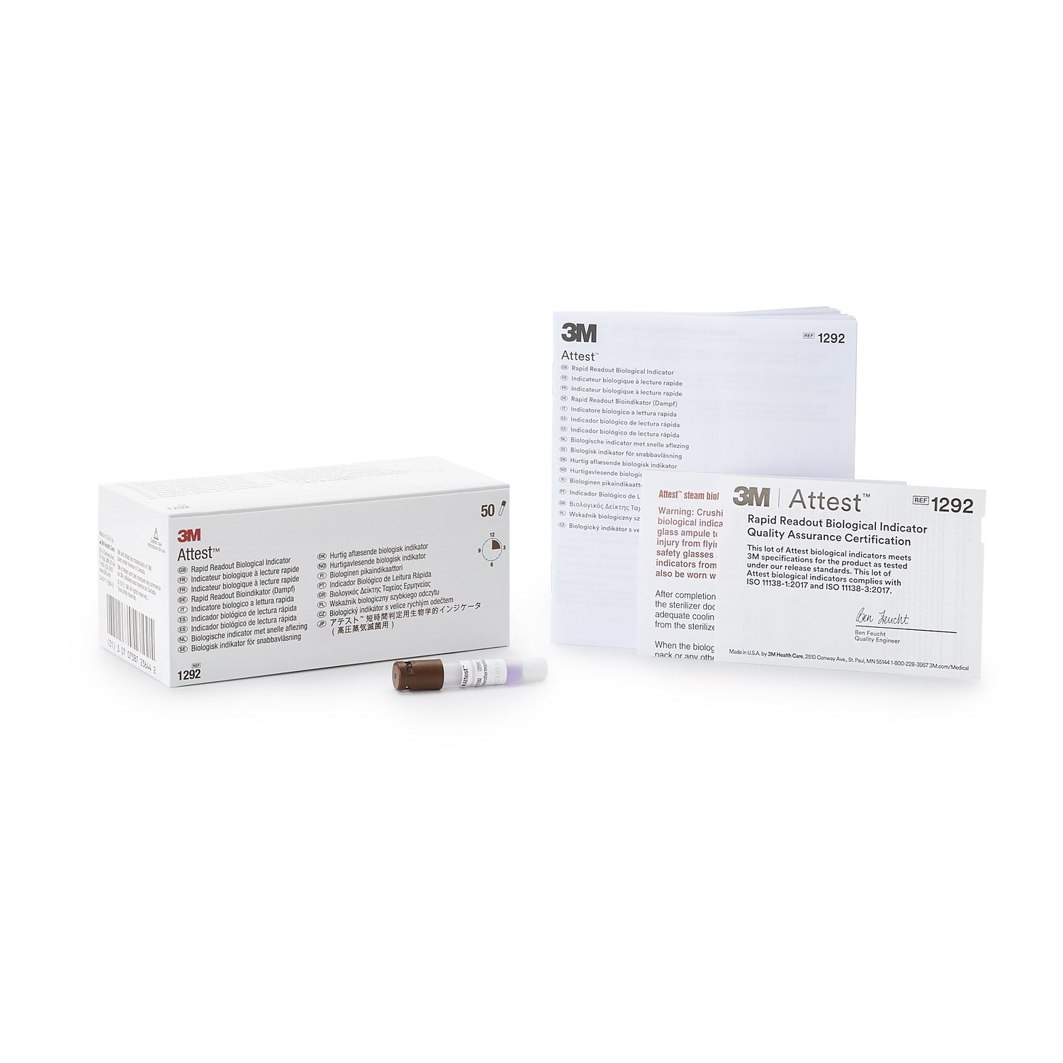 Attest™ Rapid Readout Sterilization Biological Indicator Vial Steam - BeHope