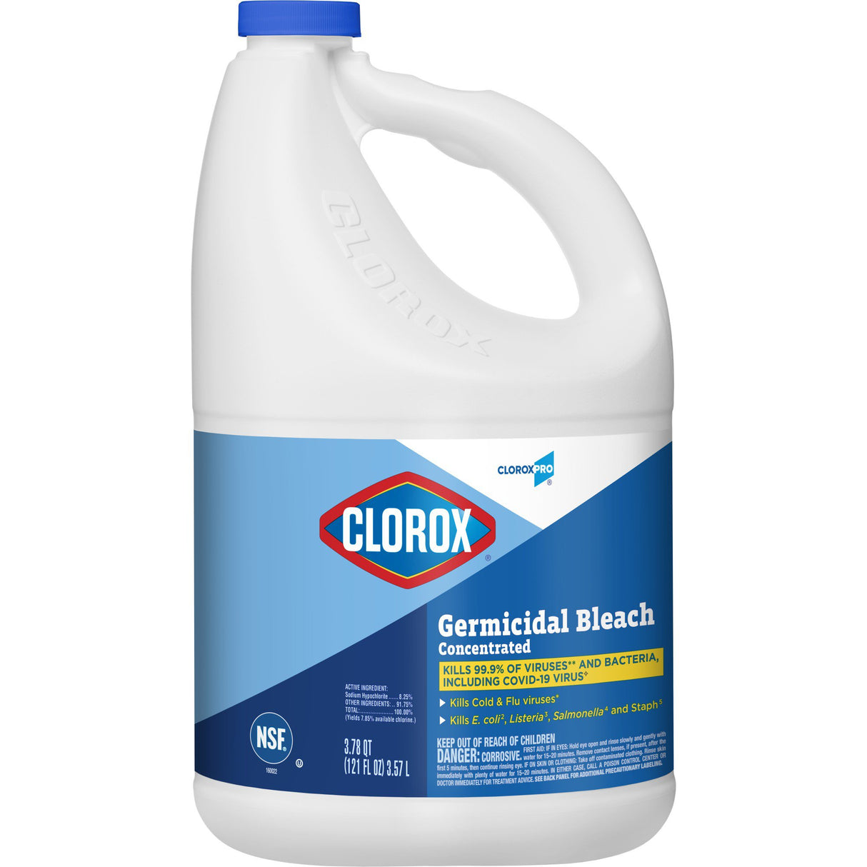 Bleach CloroxPro™ Clorox® Germicidal Manual Pour Liquid Concentrate 121 oz. Jug Chlorine Scent NonSterile - BeHope