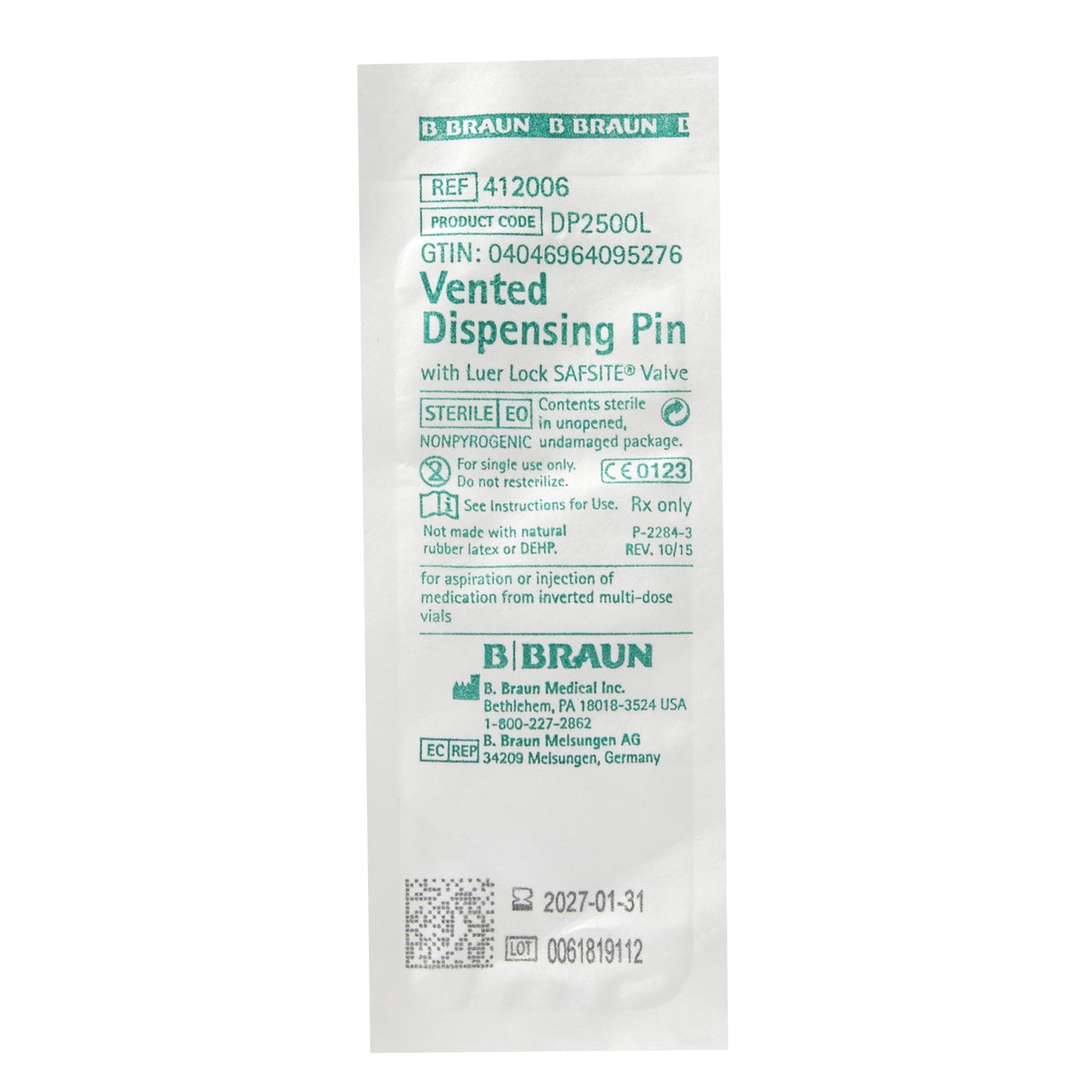 Standard Spike Dispensing Pin Safsite® - BeHope