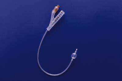 Foley Catheter Silkomed Silicone 2-Way Standard Tip for Drainage - BeHope