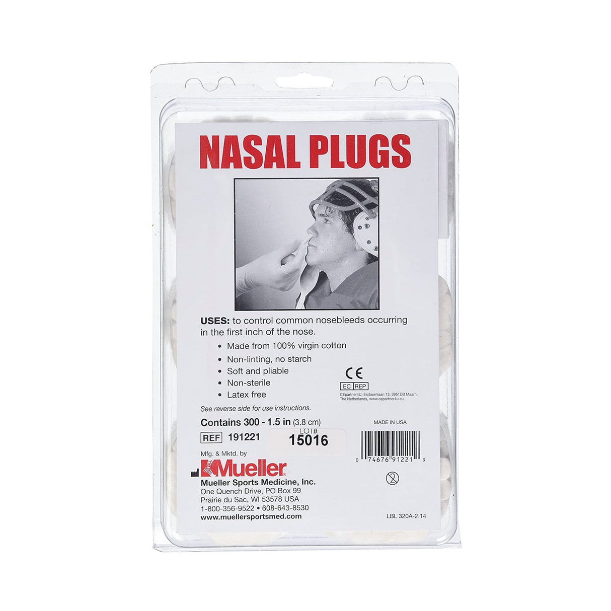 Nasal Packing Mueller Non-Impregnated 1-1/2 Inch NonSterile - BeHope