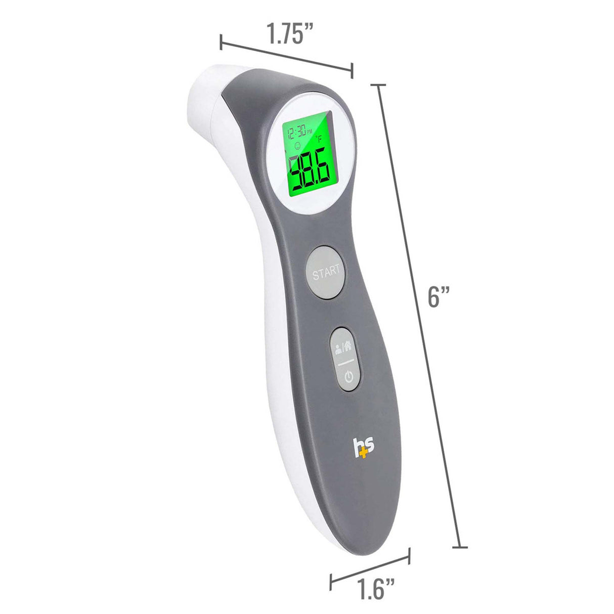 Non-Contact Skin Surface Thermometer HealthSmart® Infrared Skin Probe Handheld - BeHope