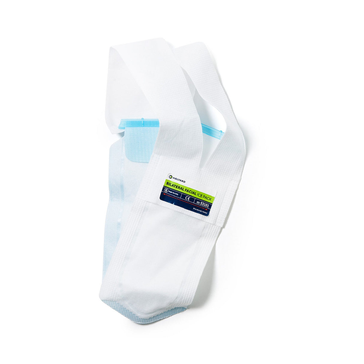 Ice Bag Bilateral Facial One Size Fits Most 5 X 12 Inch Polyester / Polyethylene / Polypropylene / Polyurethane / Spandex / Adhesive / Aluminum Reusable - BeHope
