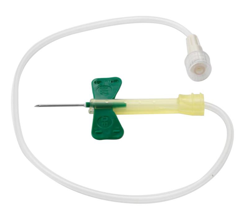 BD Vacutainer® Safety-Lok™ Blood Collection Set 21 Gauge 3/4 Inch Needle Length Safety Needle 12 Inch Tubing Sterile - BeHope