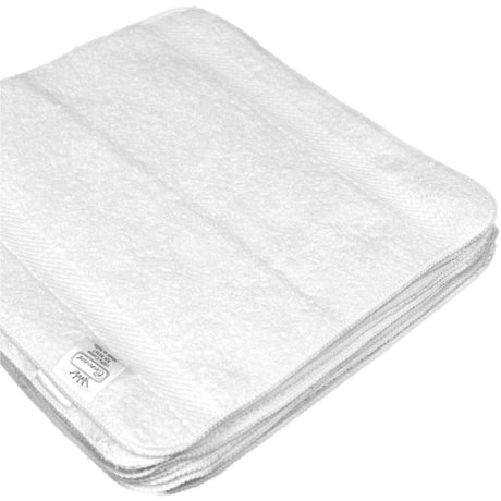 Washcloth 12 X 12 Inch White Reusable - BeHope