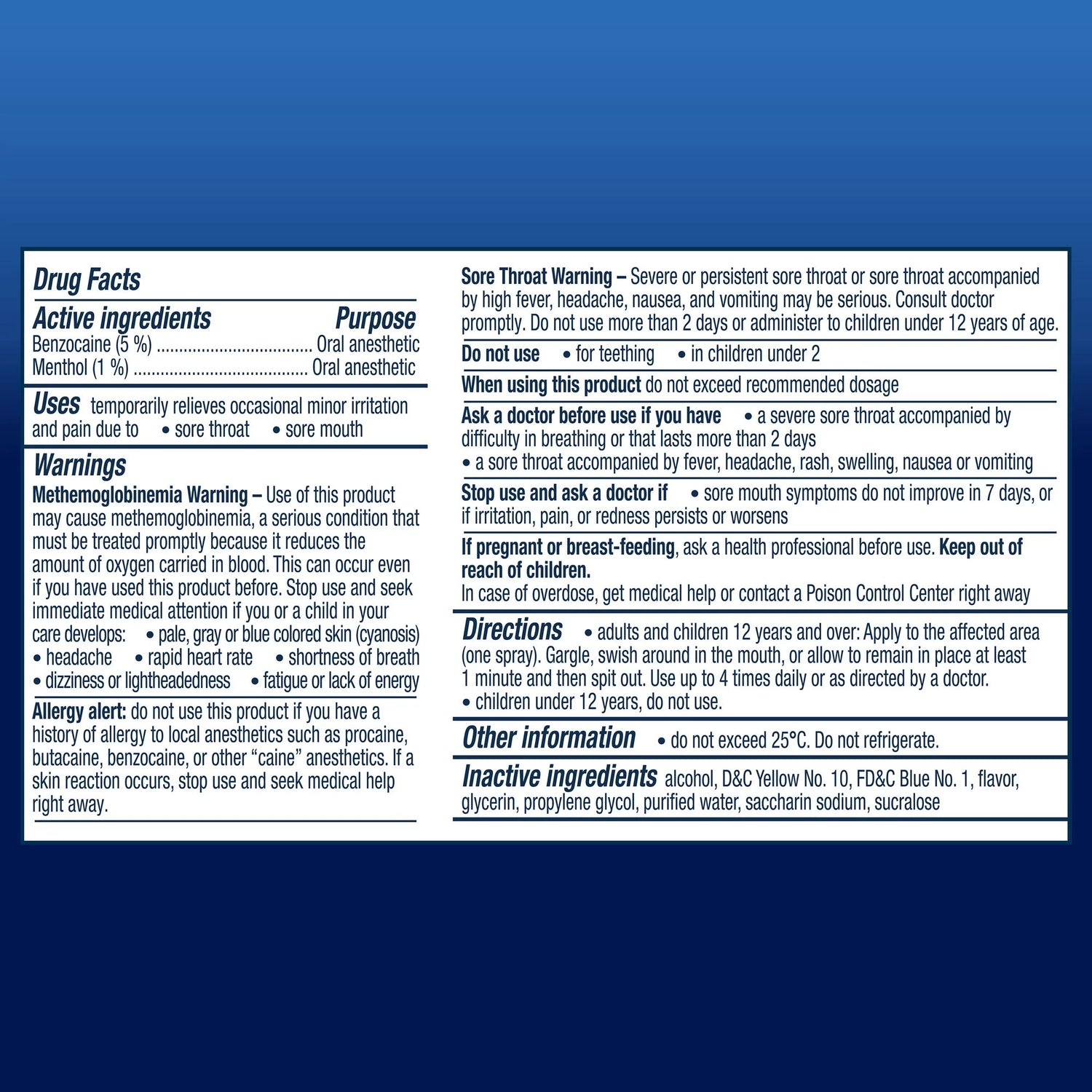 Sore Throat Relief Vicks® VapoCOOL™ Spray 6 oz. - BeHope