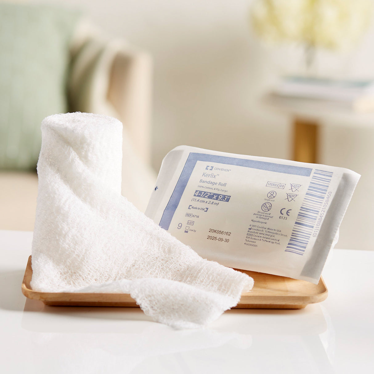 Fluff Bandage Roll Kerlix™ 4-1/2 Inch X 3-1/10 Yard 8-Ply Sterile 1 per Pouch - BeHope