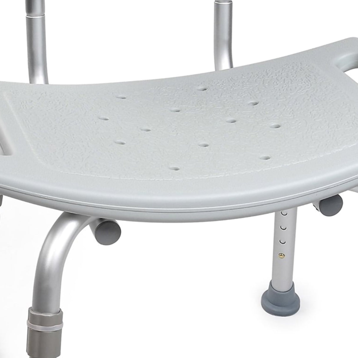 Bath Bench McKesson Without Arms Aluminum Frame Removable Backrest 19-1/4 Inch Seat Width 300 lbs. Weight Capacity - BeHope