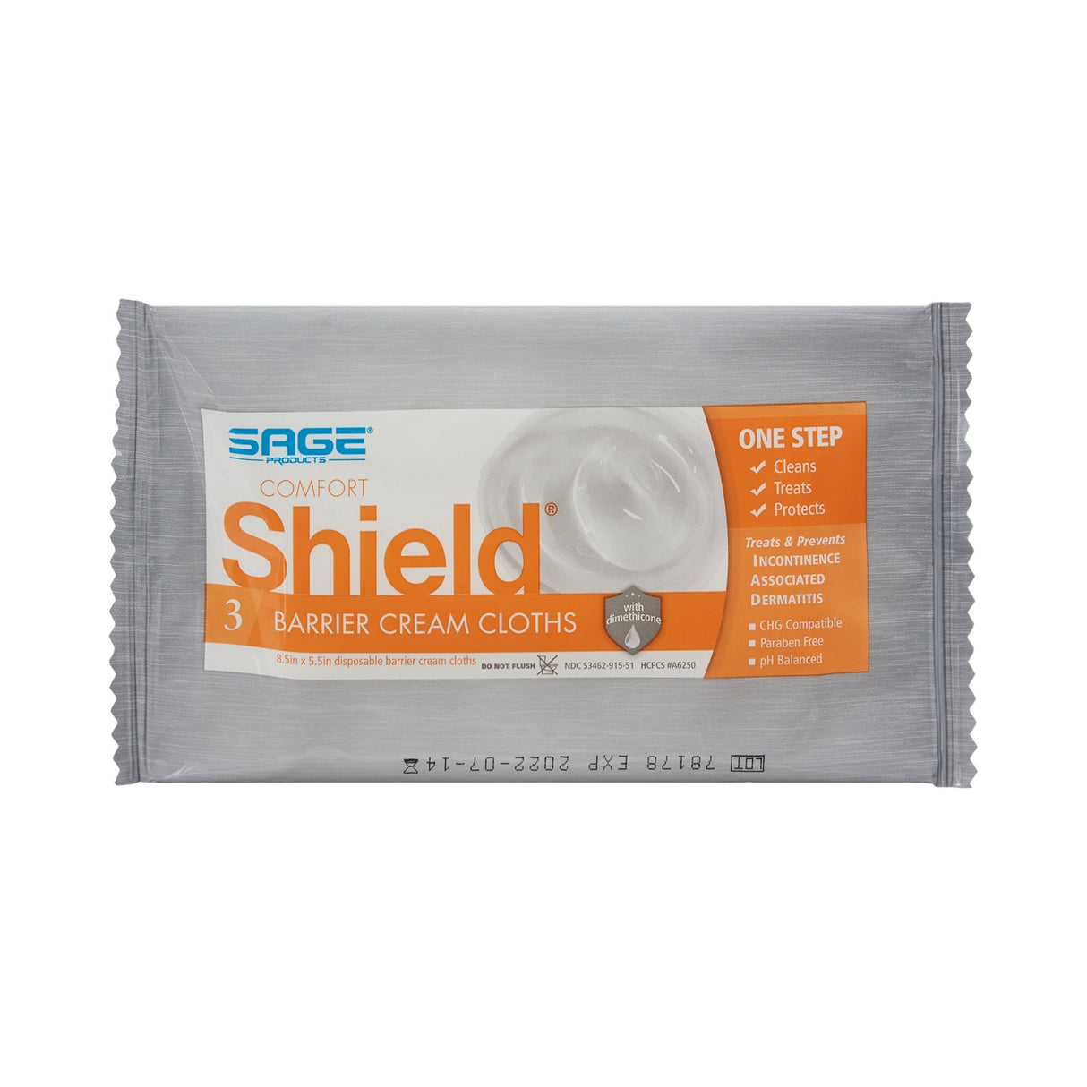 Incontinence Care Wipe Comfort Shield® Soft Pack Unscented 3 Count - BeHope
