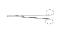 Dissecting Scissors Miltex® Metzenbaum 7 Inch Length OR / Surgical Grade German Stainless Steel NonSterile Finger Ring Handle Straight Blunt Tip / Blunt Tip - BeHope