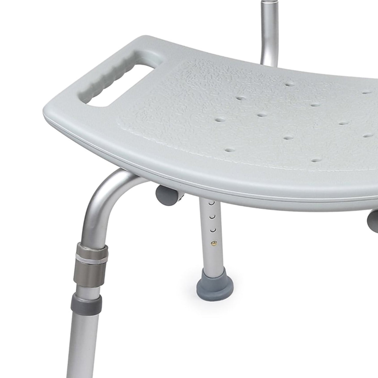 Bath Bench McKesson Without Arms Aluminum Frame Removable Backrest 19-1/4 Inch Seat Width 300 lbs. Weight Capacity - BeHope