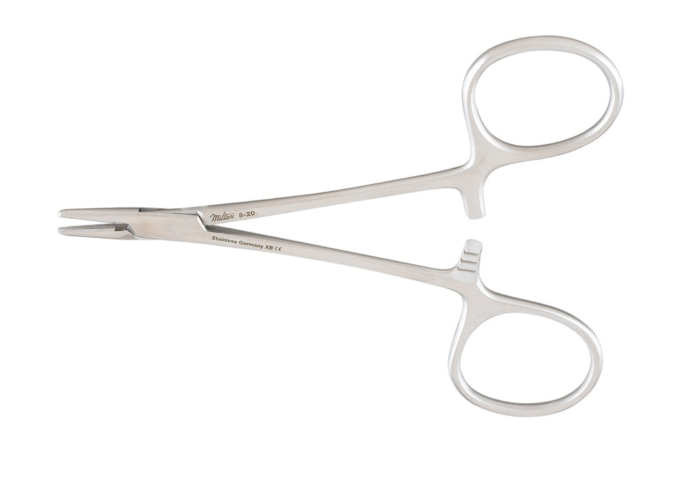 Needle Holder Converse 4-1/4 Inch Length Serrated Jaws Finger Ring Handle - BeHope