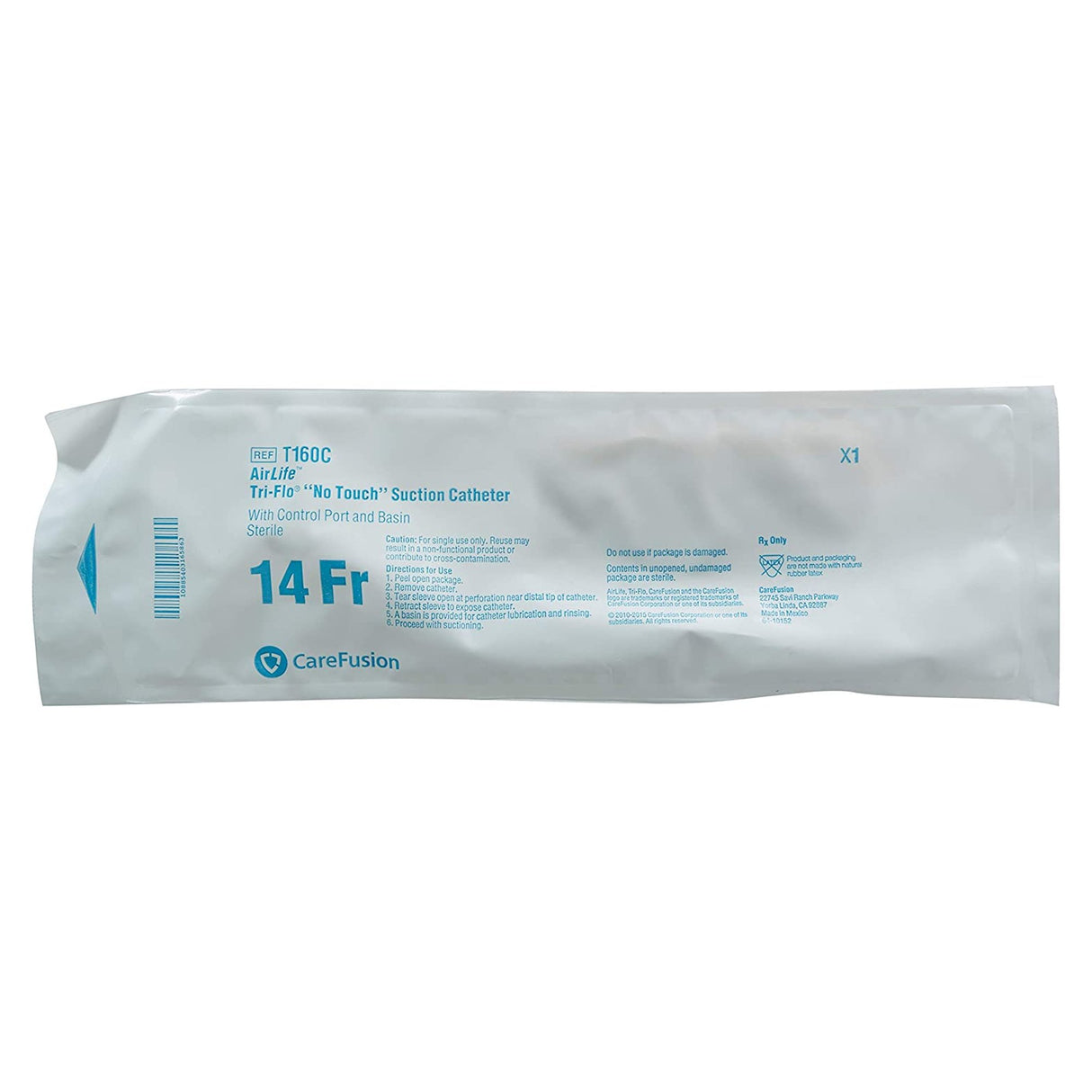 Suction Catheter Kit Tri-Flo® No Touch 14 Fr. Beveled Tip - BeHope