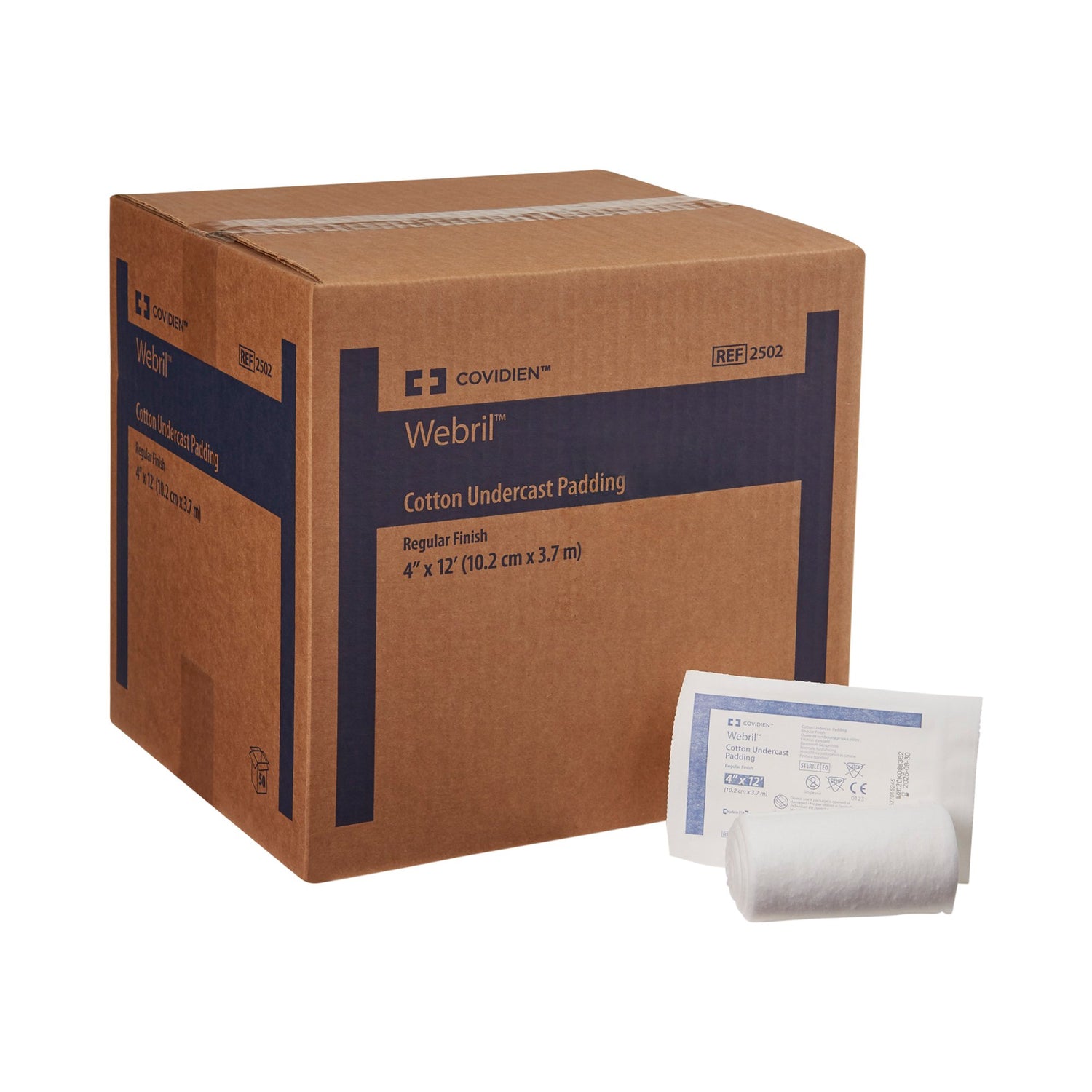 Cast Padding Undercast Webril™ 4 Inch X 4 Yard Cotton Sterile - BeHope