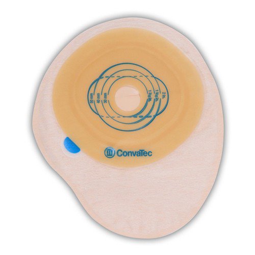 Ostomy Pouch Esteem®+ One-Piece System 8 Inch Length Trim to Fit 13/16 to 2-3/4 Inch Stoma Closed End - BeHope