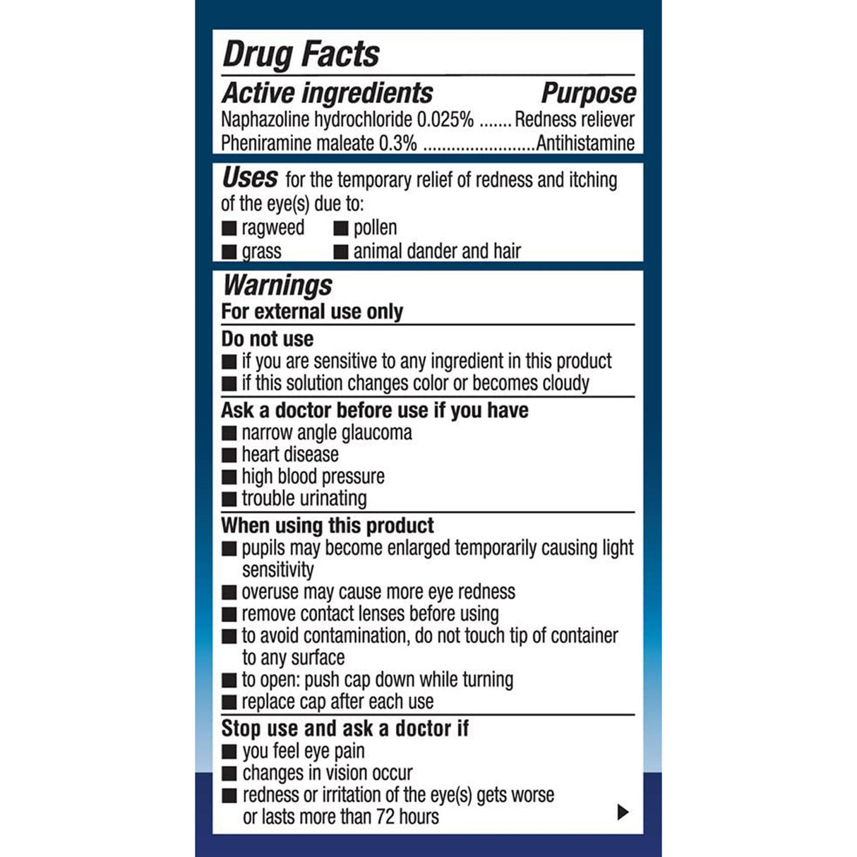 Allergy Eye Relief Naphcon A® 0.5 oz. Eye Drops - BeHope