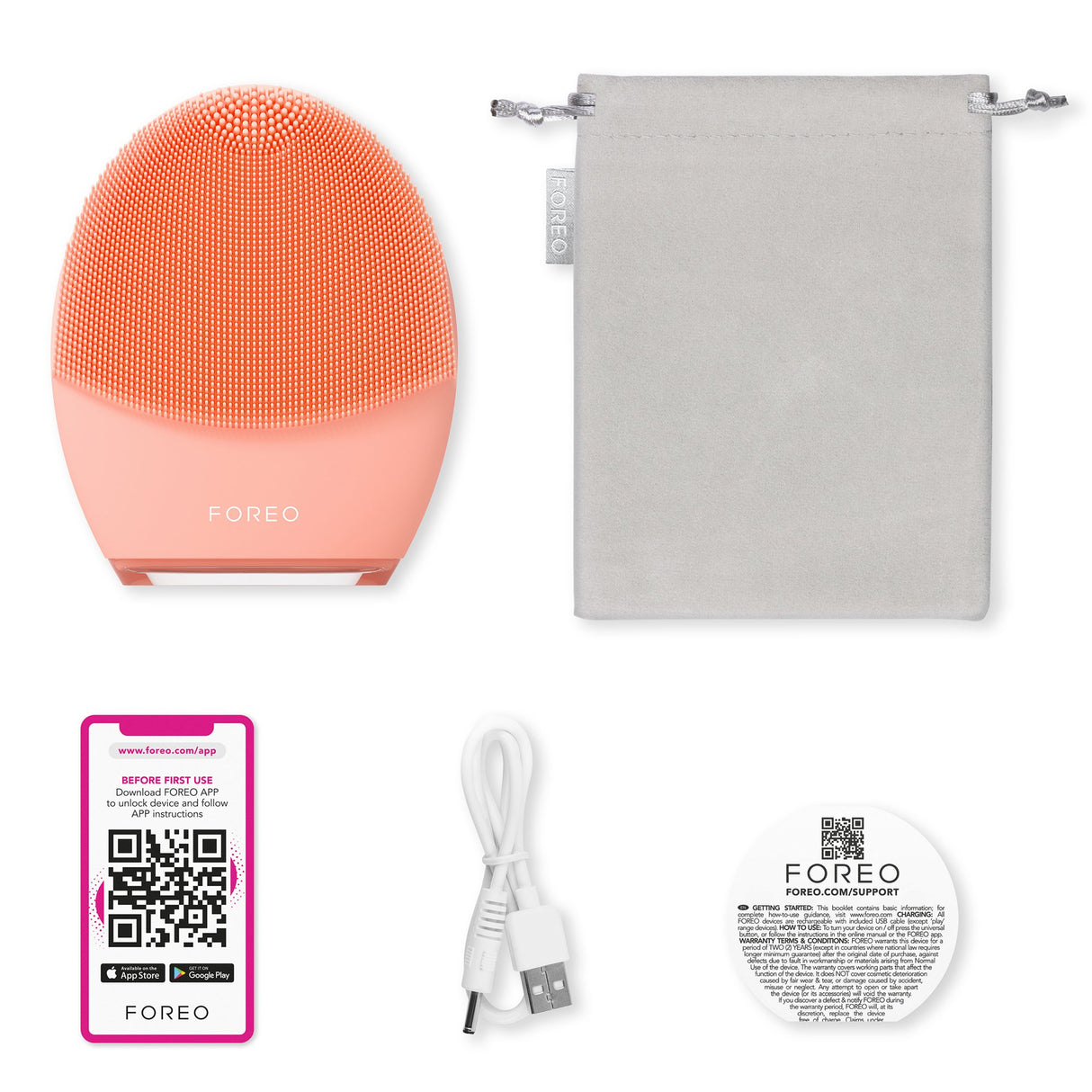 Facial Cleansing Brush and Massage Device LUNA™ 4 Balanced Skin - BeHope