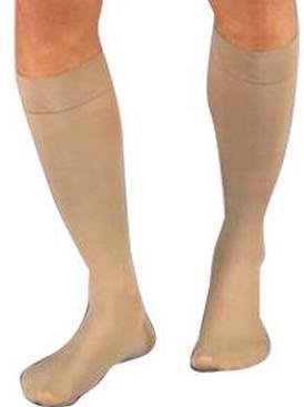 Compression Stocking Jobst® Relief Knee High Medium Black Closed Toe - BeHope