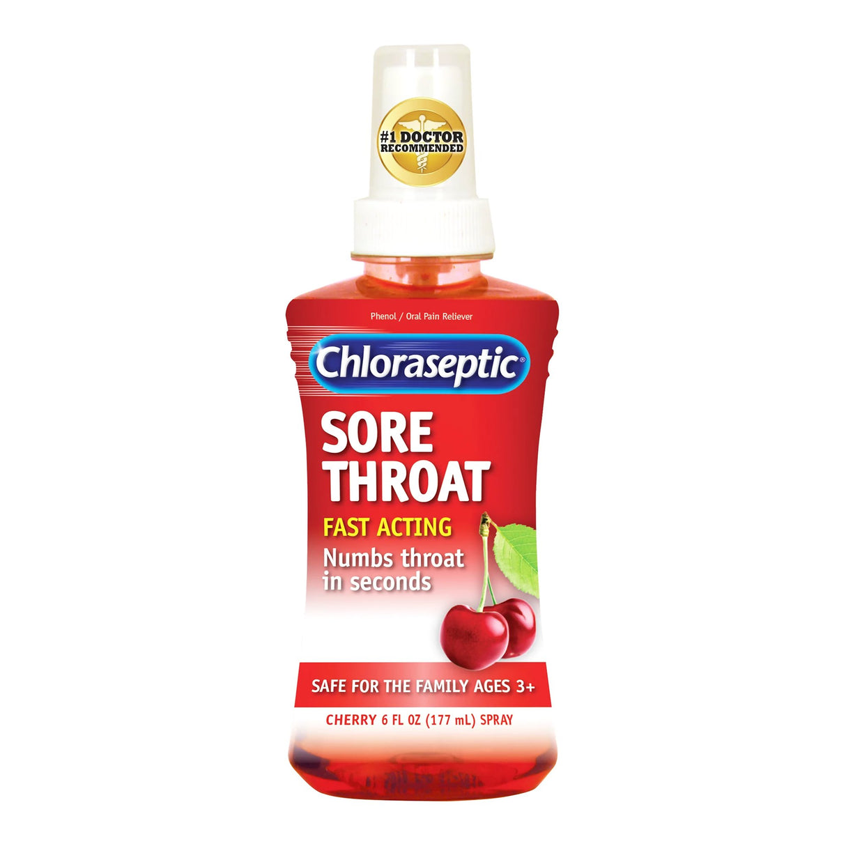 Sore Throat Mouth Pain Relief Chloraseptic® Targeted Oral Spray - BeHope