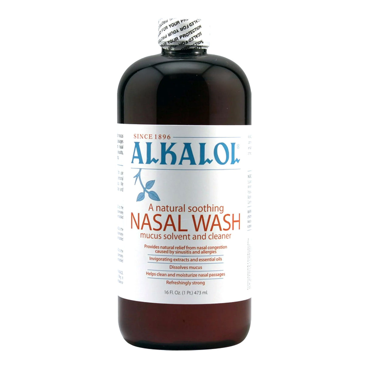 Mucus Solvent and Nasal Wash Alkalol® Liquid 16 oz. - BeHope