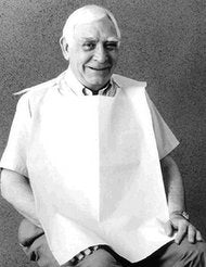 Bib Encore™ Tie Closure Disposable Polyethylene / Tissue - BeHope