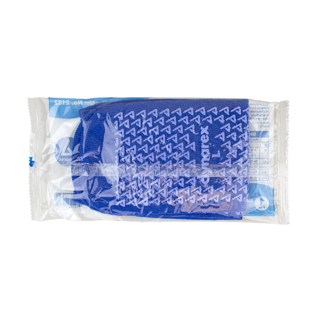 Slipper Socks Dynarex Unisex Adult Large Single Tread Single Patient Use Blue - BeHope