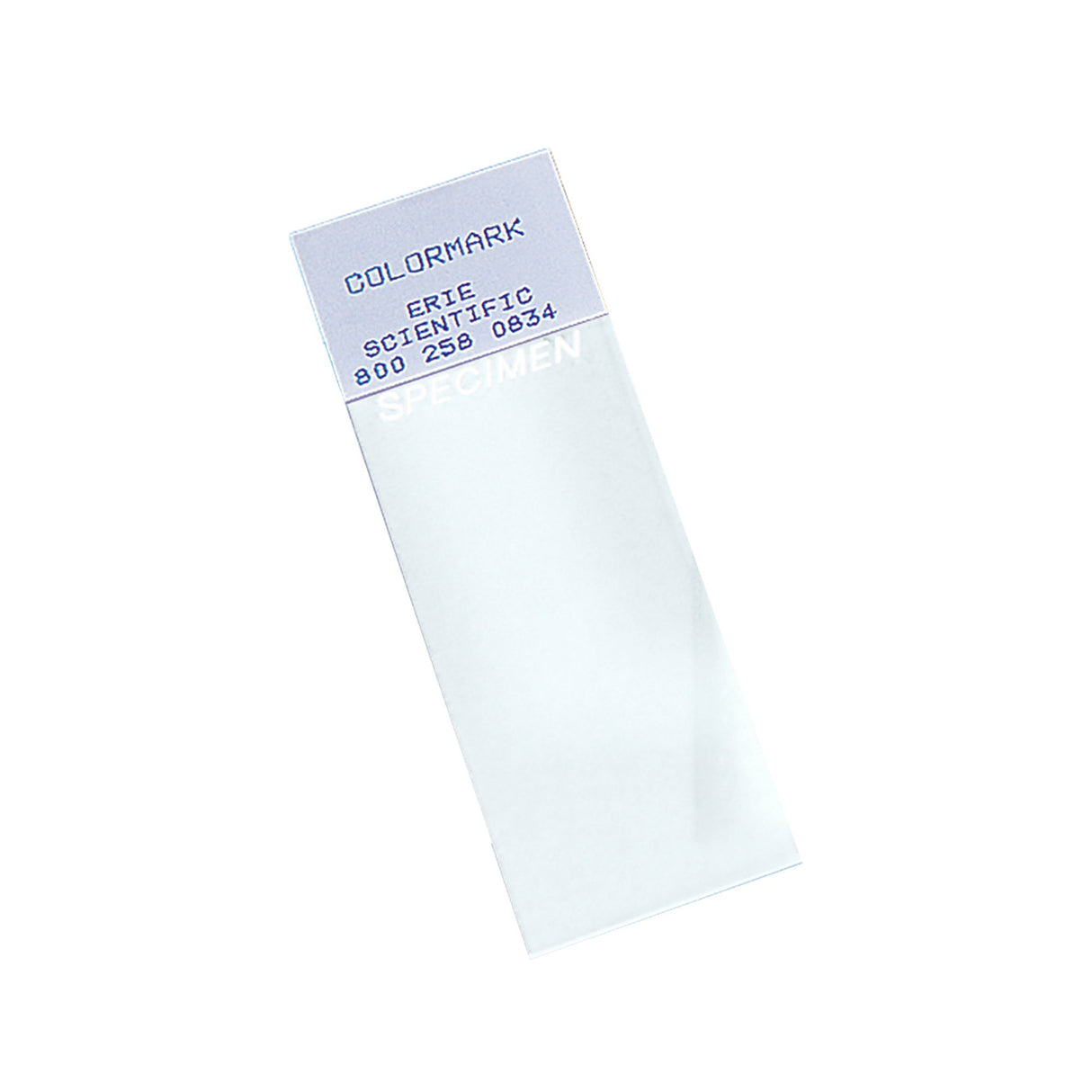 Microscope Slide Colormark™ 25 X 75 X 1 mm White End - BeHope