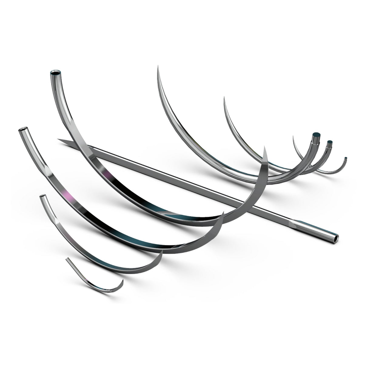 Nonabsorbable Suture with Needle LOOK® Nylon C-6 3/8 Circle Reverse Cutting Needle Size 4-0 Monofilament - BeHope