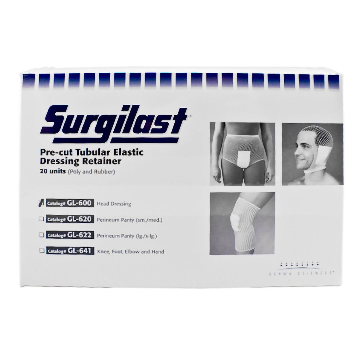 Elastic Net Retainer Dressing Surgilast® Pre-Cut Tubular / Pre-Cut White Elastic One Size Fits Most Head NonSterile - BeHope