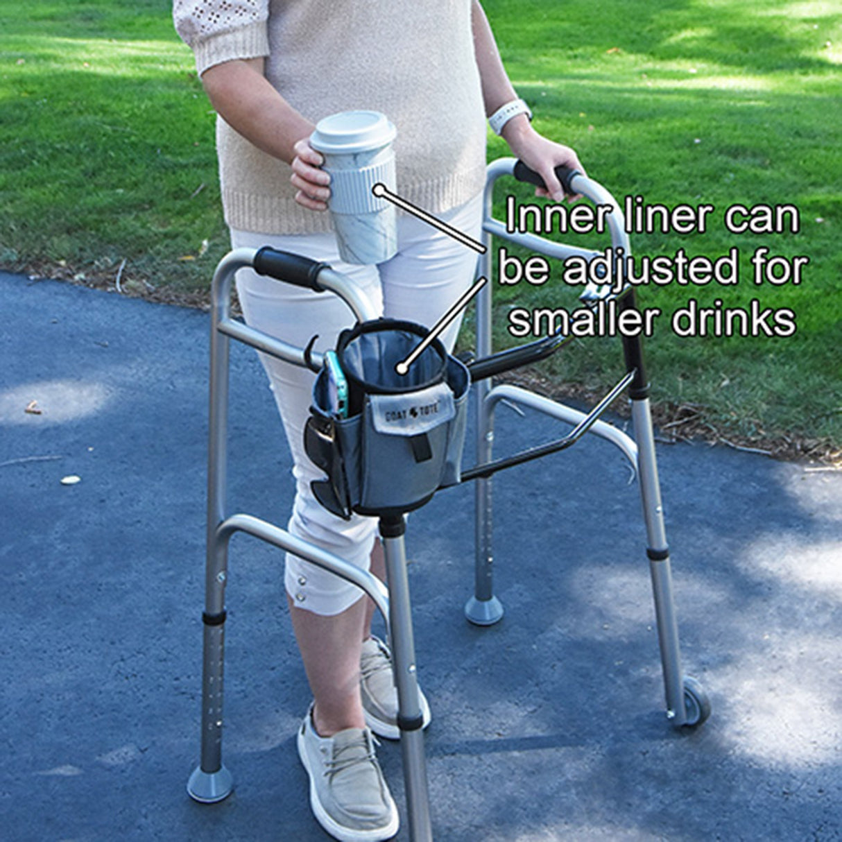 Goat Tote Mobility Tote Bag For Rollator / Walker / Wheelchair - BeHope