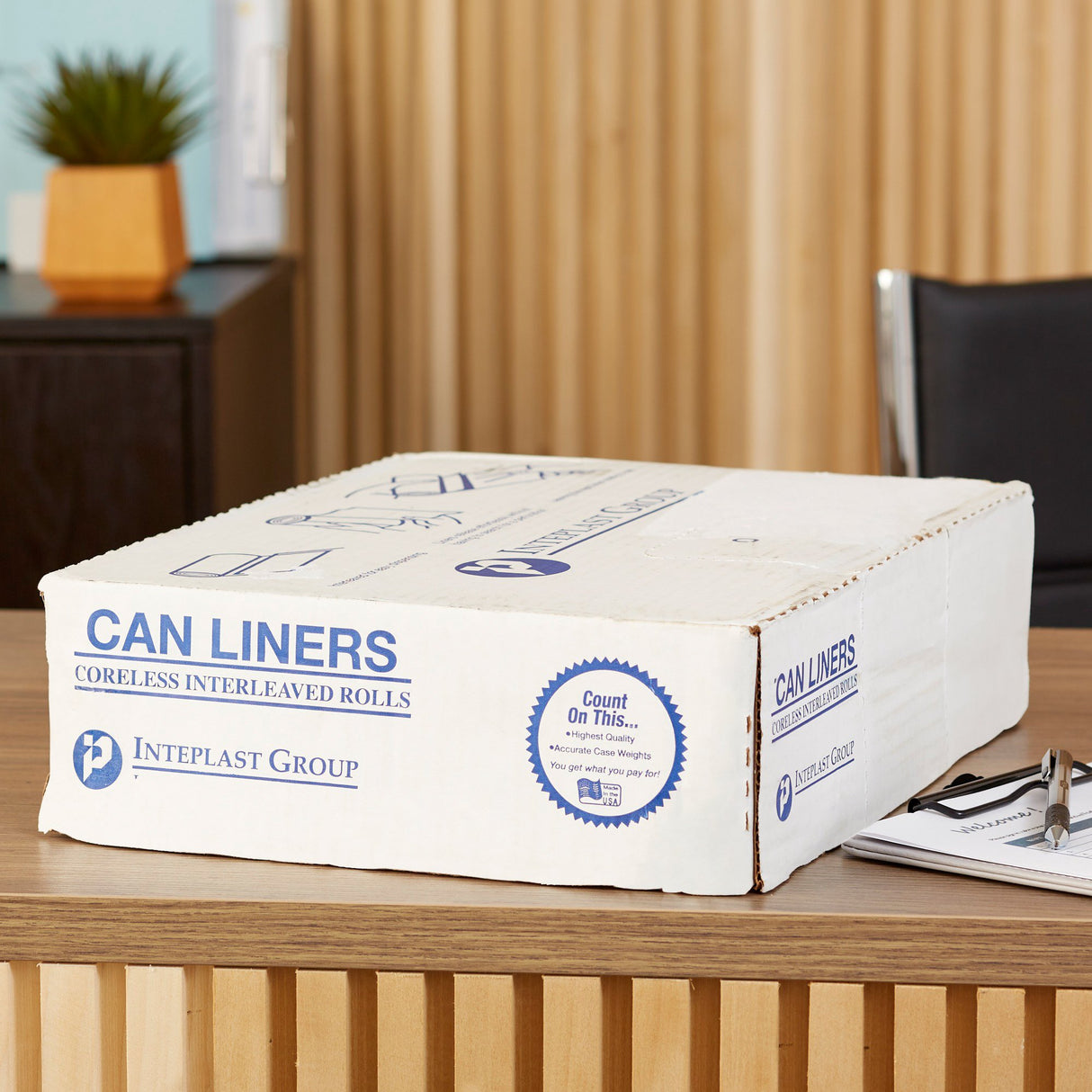 Trash Bag McKesson 30 gal. Clear HDPE 8 Mic. 30 X 37 Inch Star Seal Bottom Coreless Roll - BeHope