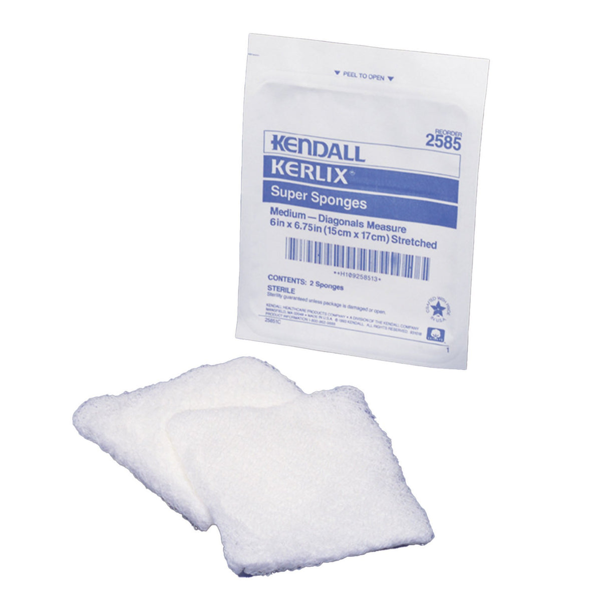 Fluff Dressing Kerlix™ 6 X 6-3/4 Inch 12-Ply Sterile 2 per Pouch - BeHope