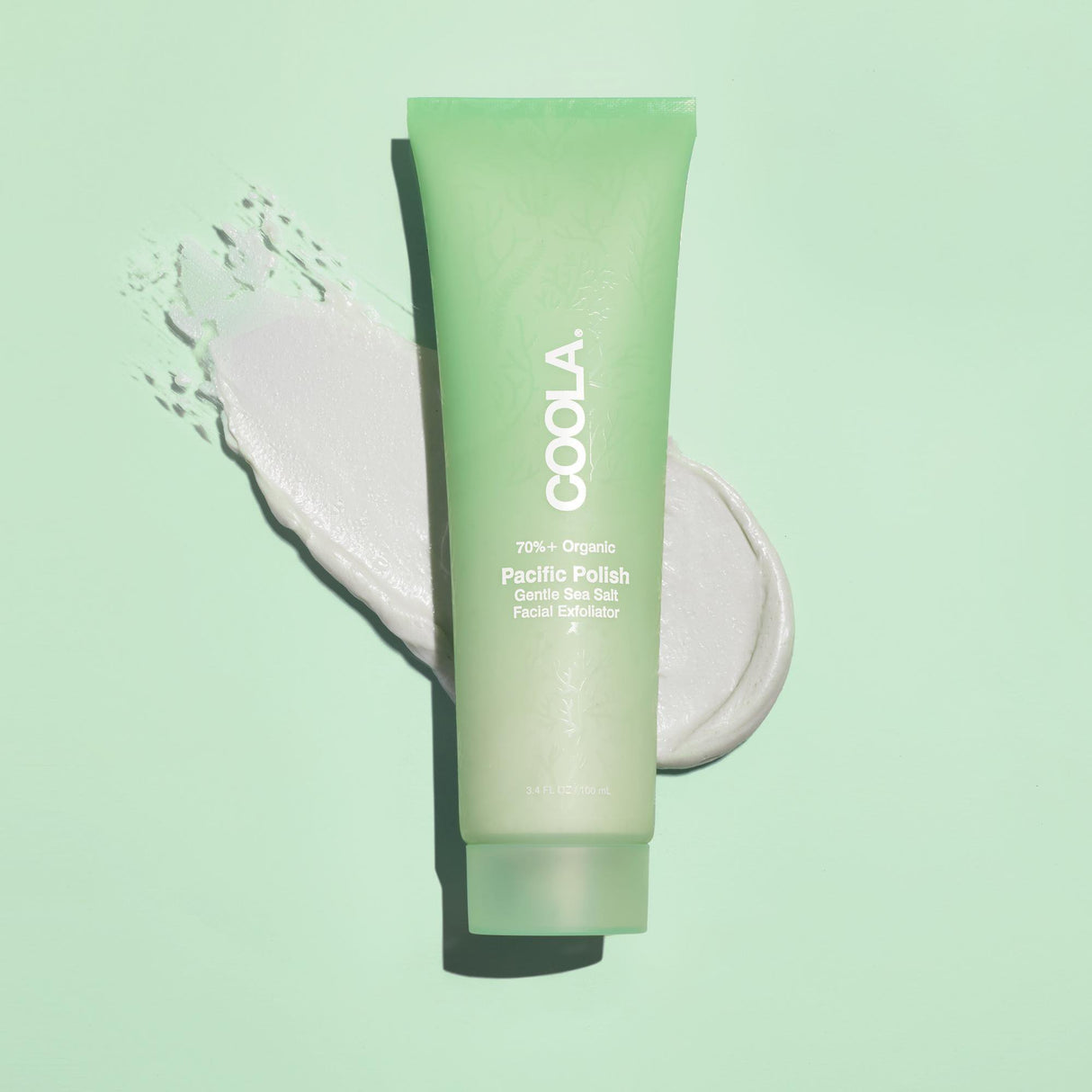 Facial Cleanser Coola® Pacific Polish Gentle Sea Salt Exfoliator Cream 3.4 oz. Tube Scented - BeHope