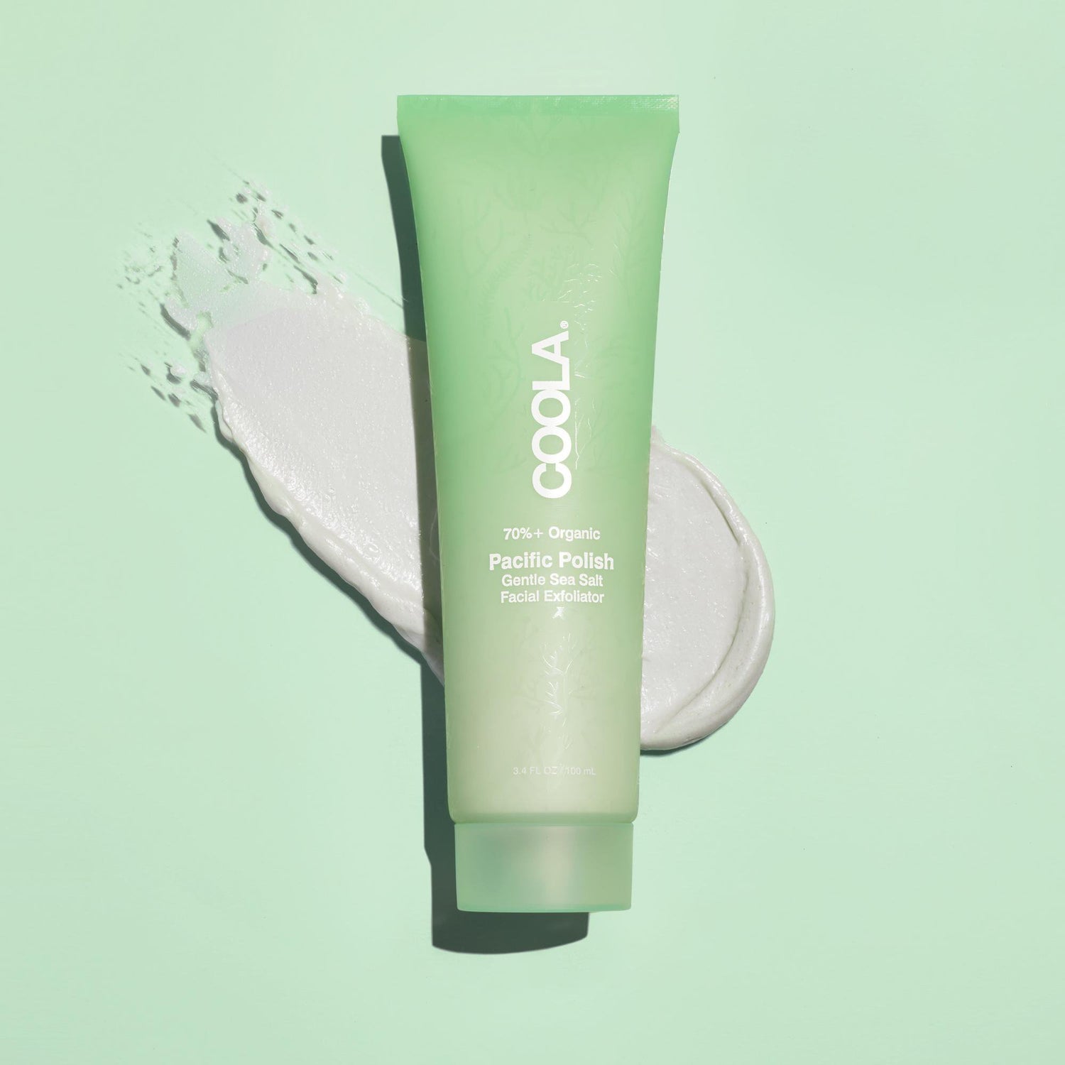 Facial Cleanser Coola® Pacific Polish Gentle Sea Salt Exfoliator Cream 3.4 oz. Tube Scented - BeHope