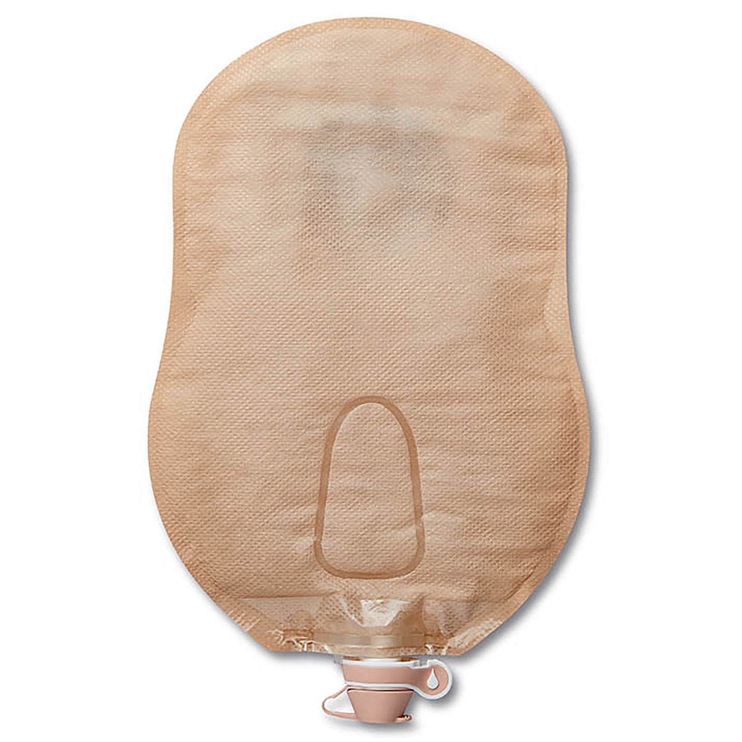 Urostomy Pouch Premier™ One-Piece System 9 Inch Length Convex, Pre-Cut 1-1/8 Inch Stoma Drainable - BeHope