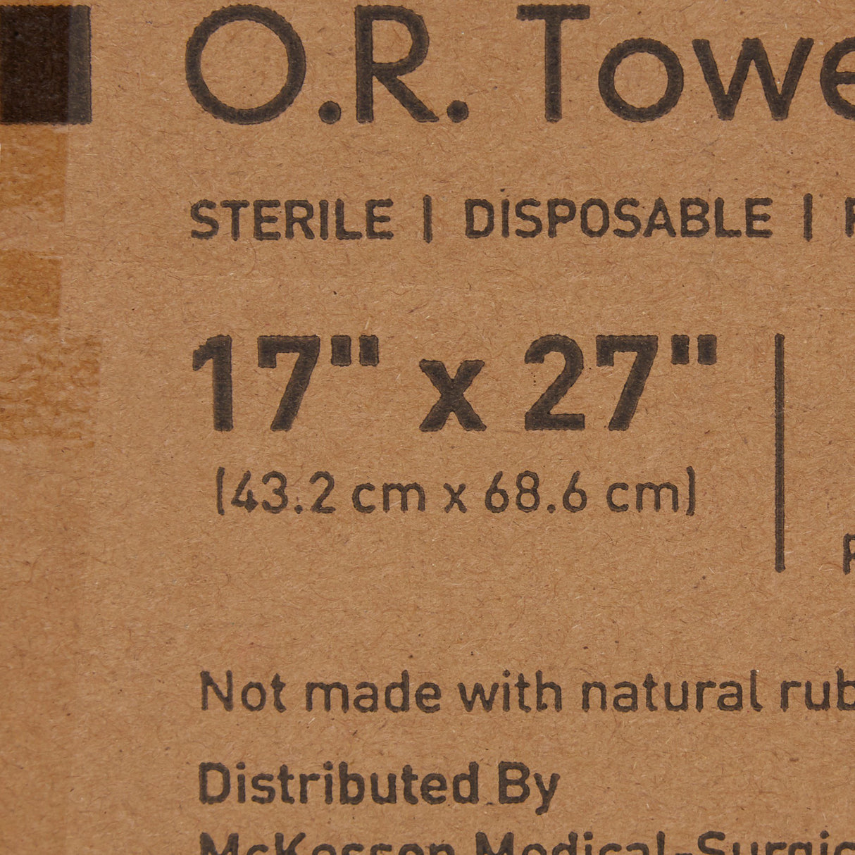 O.R. Towel McKesson 17 W X 27 L Inch Blue Sterile - BeHope
