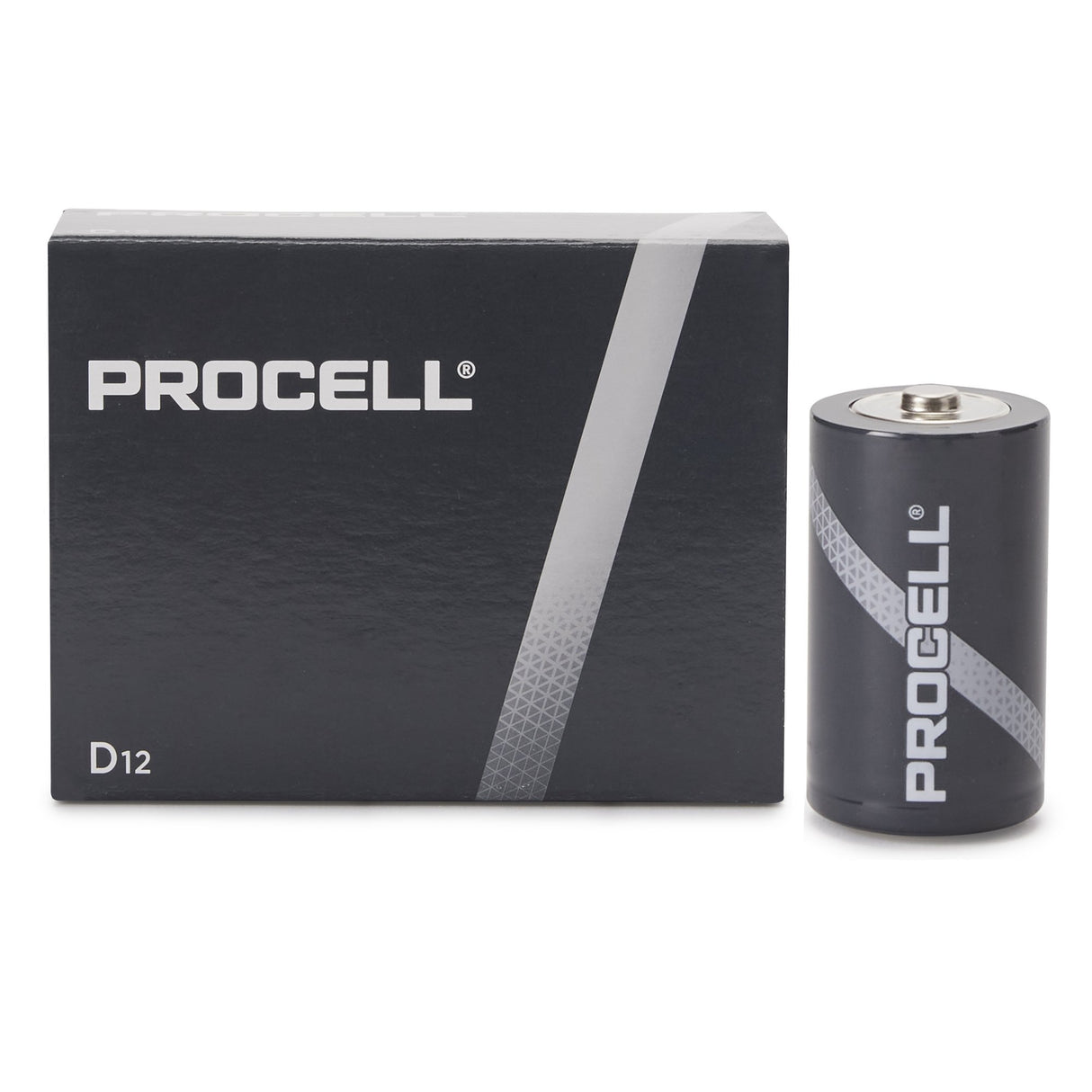 Alkaline Battery Duracell® Procell® D Cell 1.5V Disposable 12 Pack - BeHope