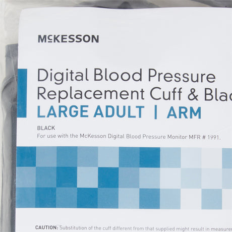 Reusable Blood Pressure Cuff McKesson 11.8 to 16.5 Inch Arm Nylon Cuff Large Adult Cuff - BeHope