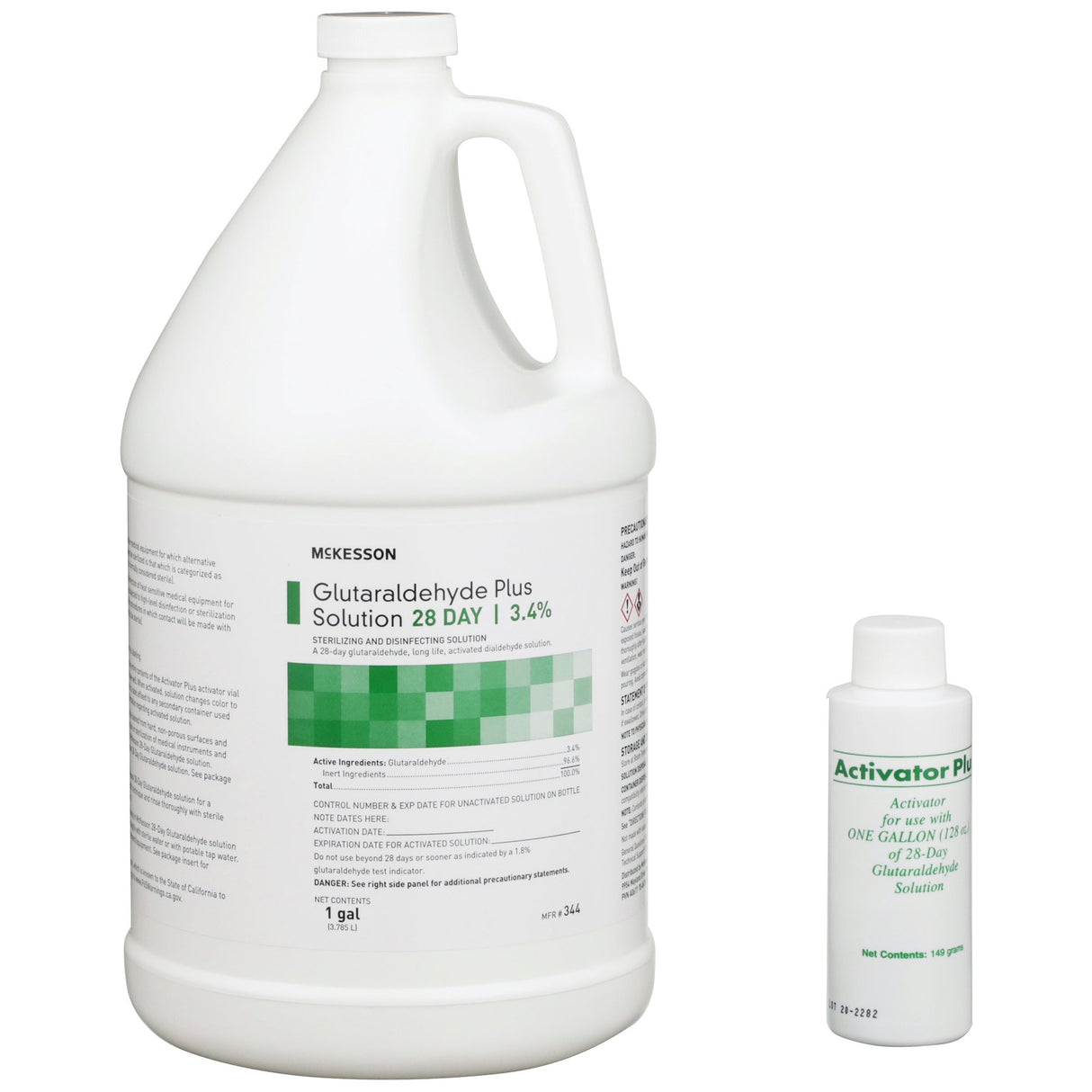 Glutaraldehyde High-Level Disinfectant REGIMEN® Activation Required Liquid 1 gal. Jug Reusable - BeHope