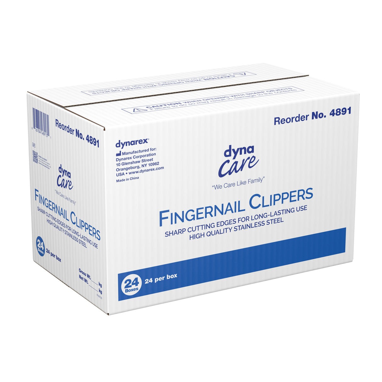 Fingernail Clippers Dynarex® Thumb Squeeze Lever - BeHope