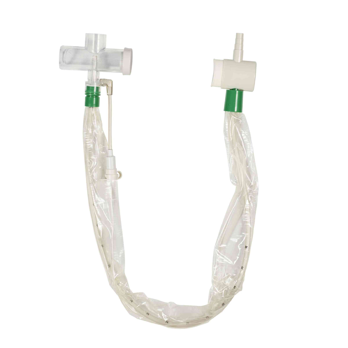 Closed Suction System Ballard® Tracheostomy Type T-Piece Style Thumb Valve Vent 10 Fr. Sterile - BeHope
