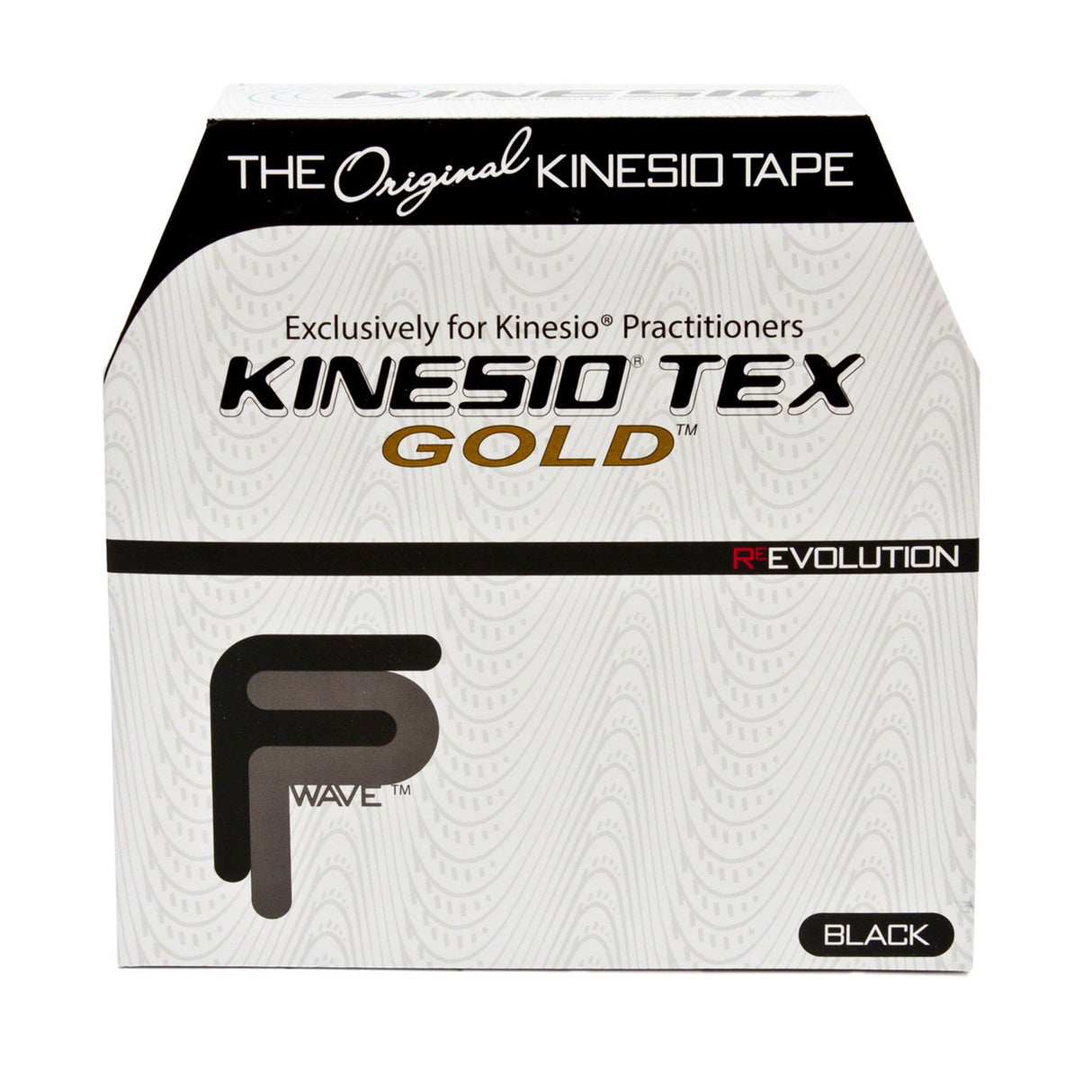 Kinesiology Tape Kinesio® Tex Gold™ FP Black 2 Inch X 34 Yard Cotton NonSterile - BeHope