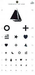 Preschool Eye Test Chart Grafco® 20 Foot Distance Acuity Test - BeHope